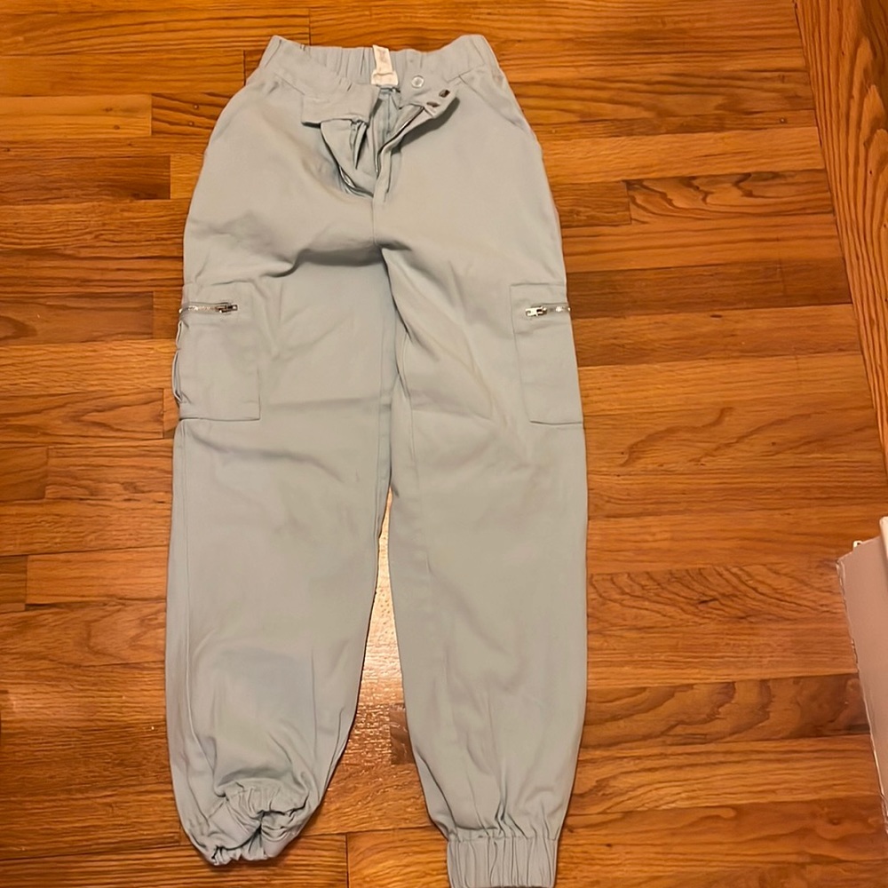 Light blue cargo pants
